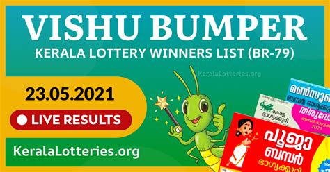 vishu bumper lottery results|KERALA STATE LOTTERIES .